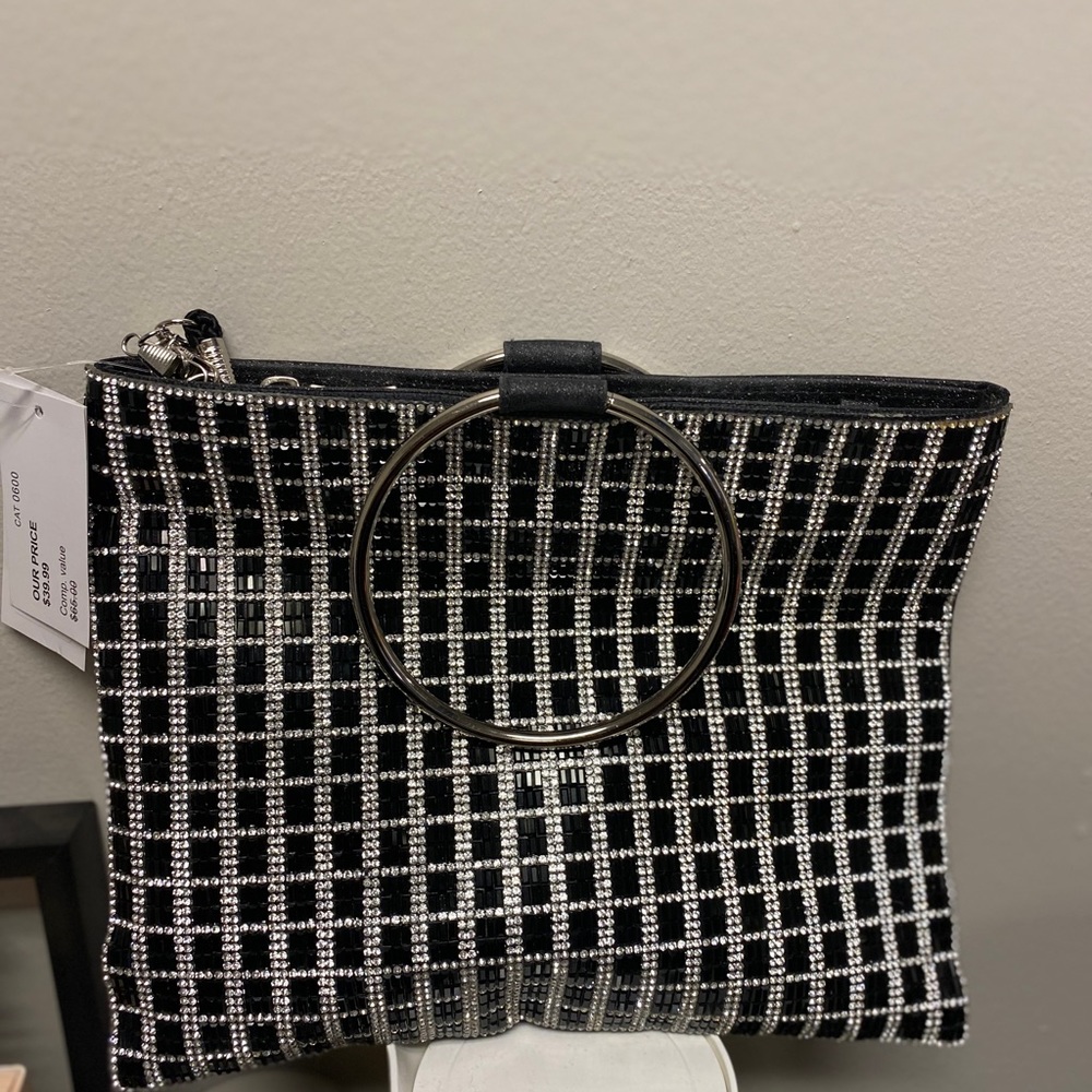 Bling Evening Clutch black NWT